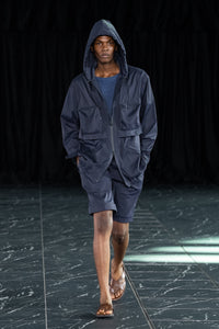Luxurious nylon parka
