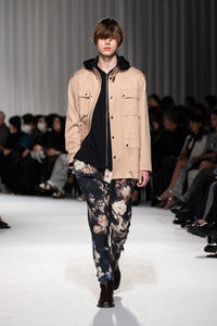Jacquard jersey hoodie
