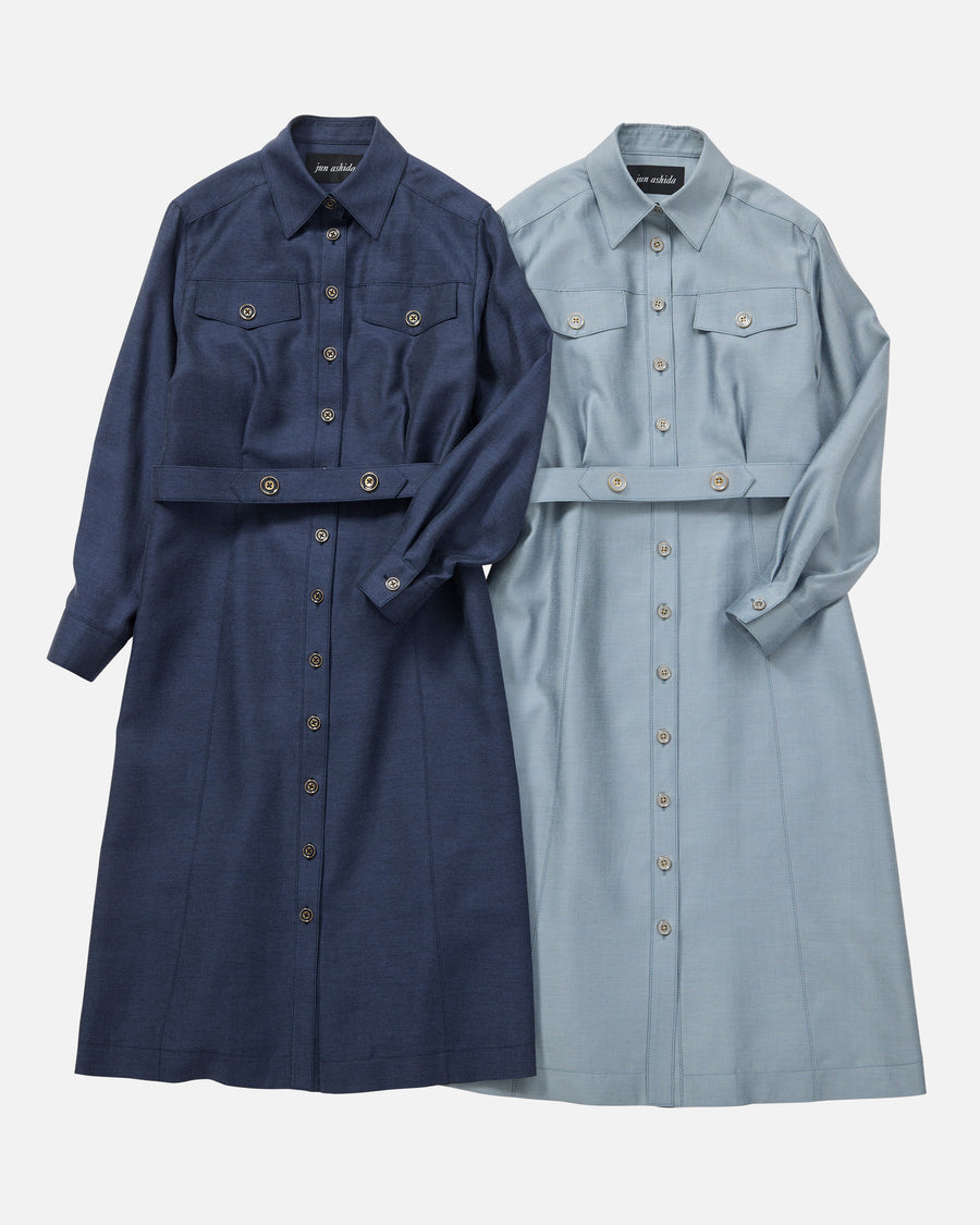 Shirt collar dress