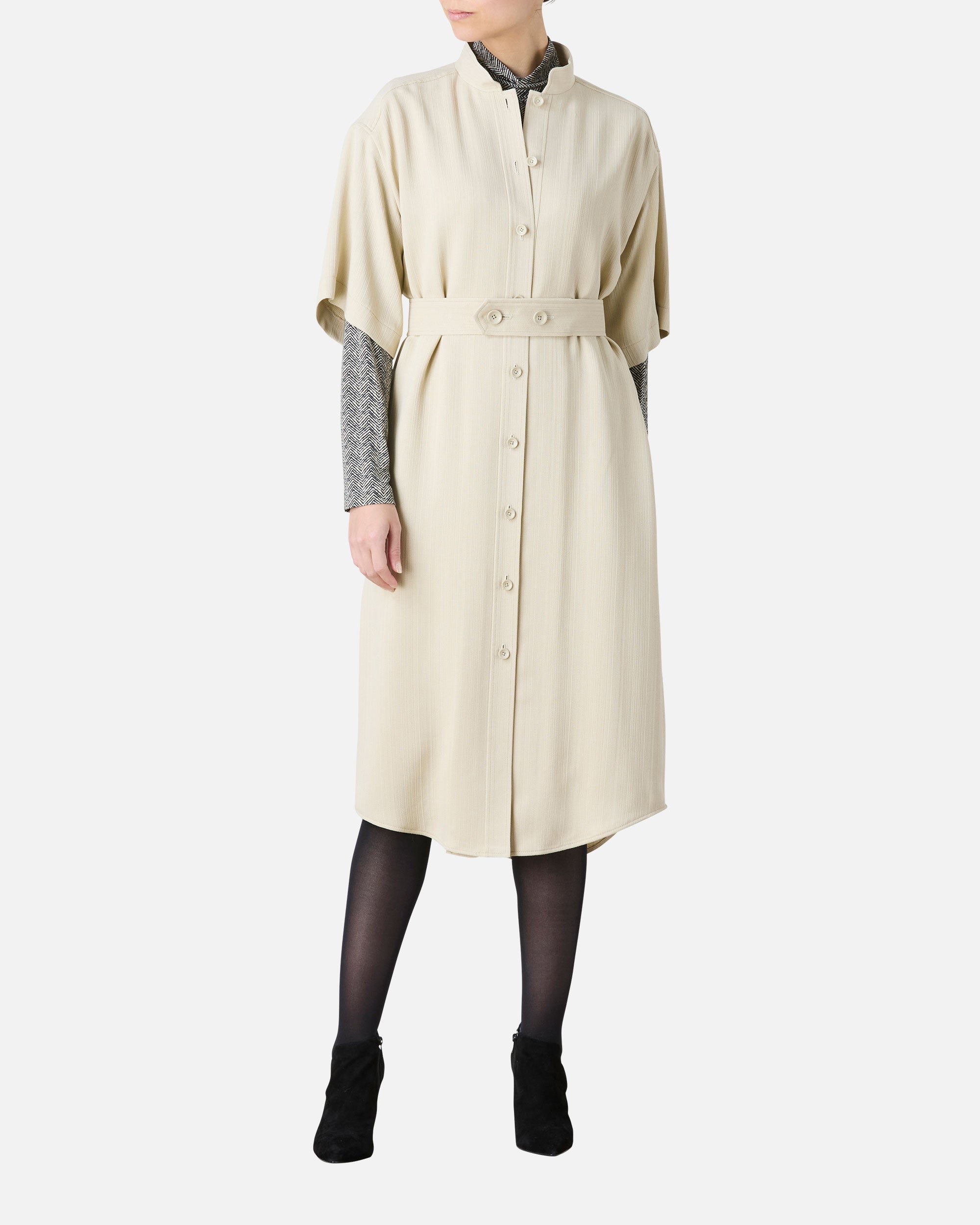 Rayon jacquard dress