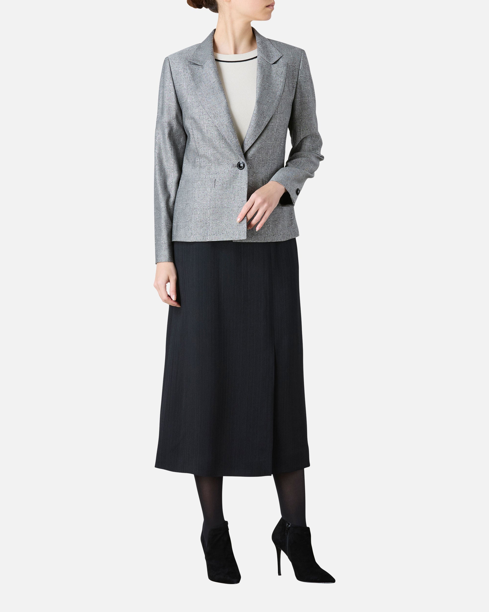 Rayon Jacquard Long Skirt