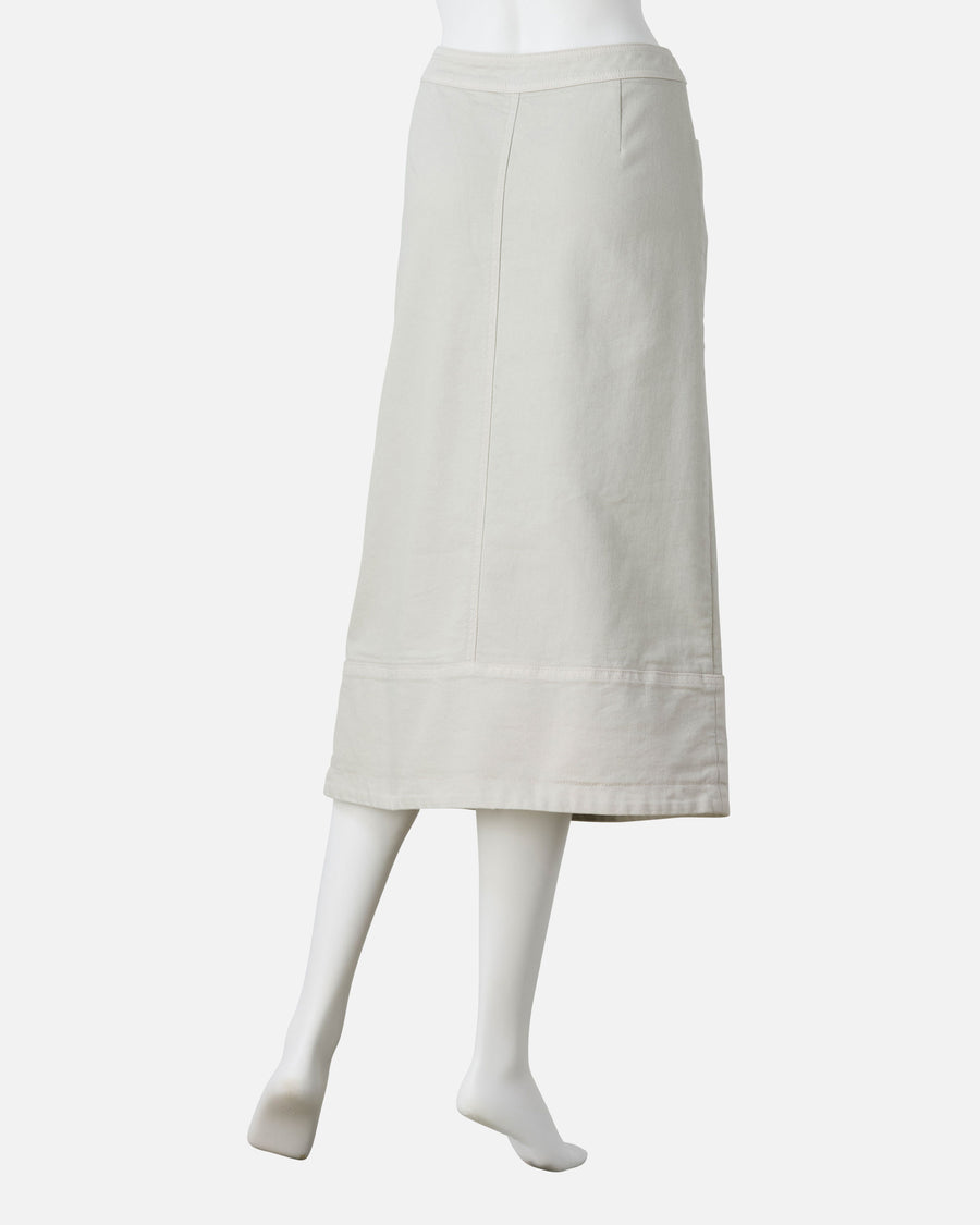 Cotton polyester denim skirt