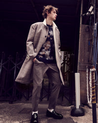 Glen Check Double Face Coat