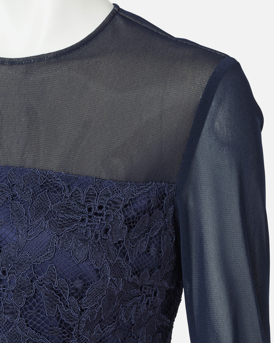 Raschel Lace Tulle Blouse