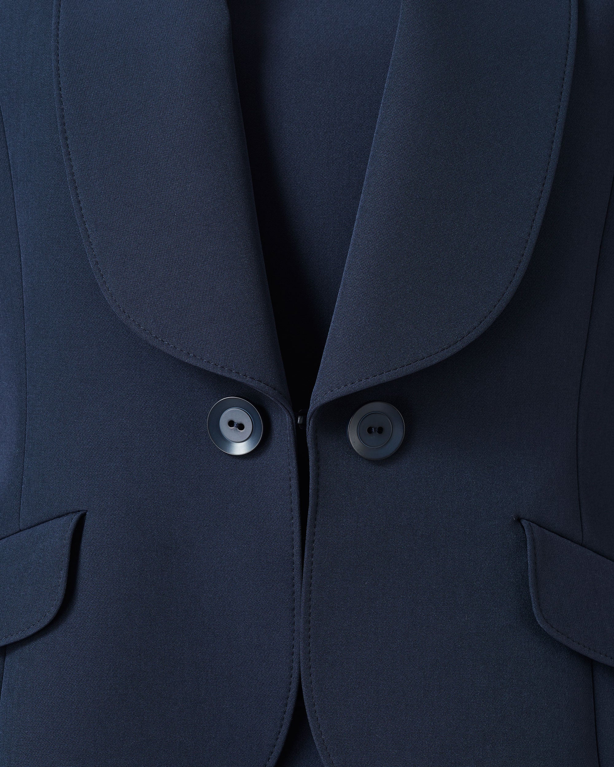 Shawl Lapel Stretch Crepe Jacket