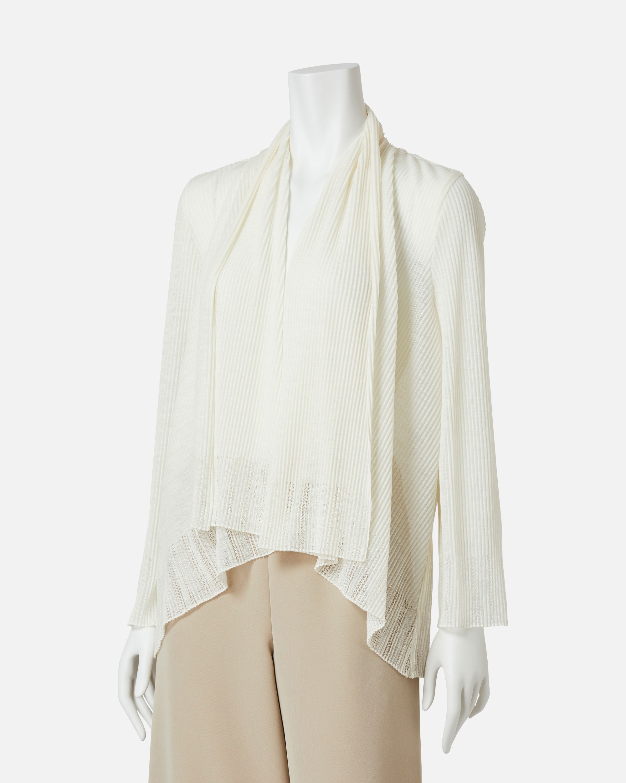 Pleated Cardigan