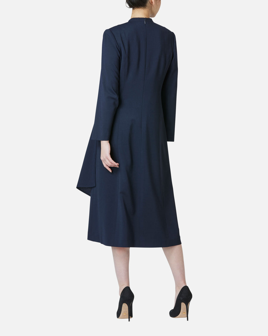Stretch twill seasonless dress