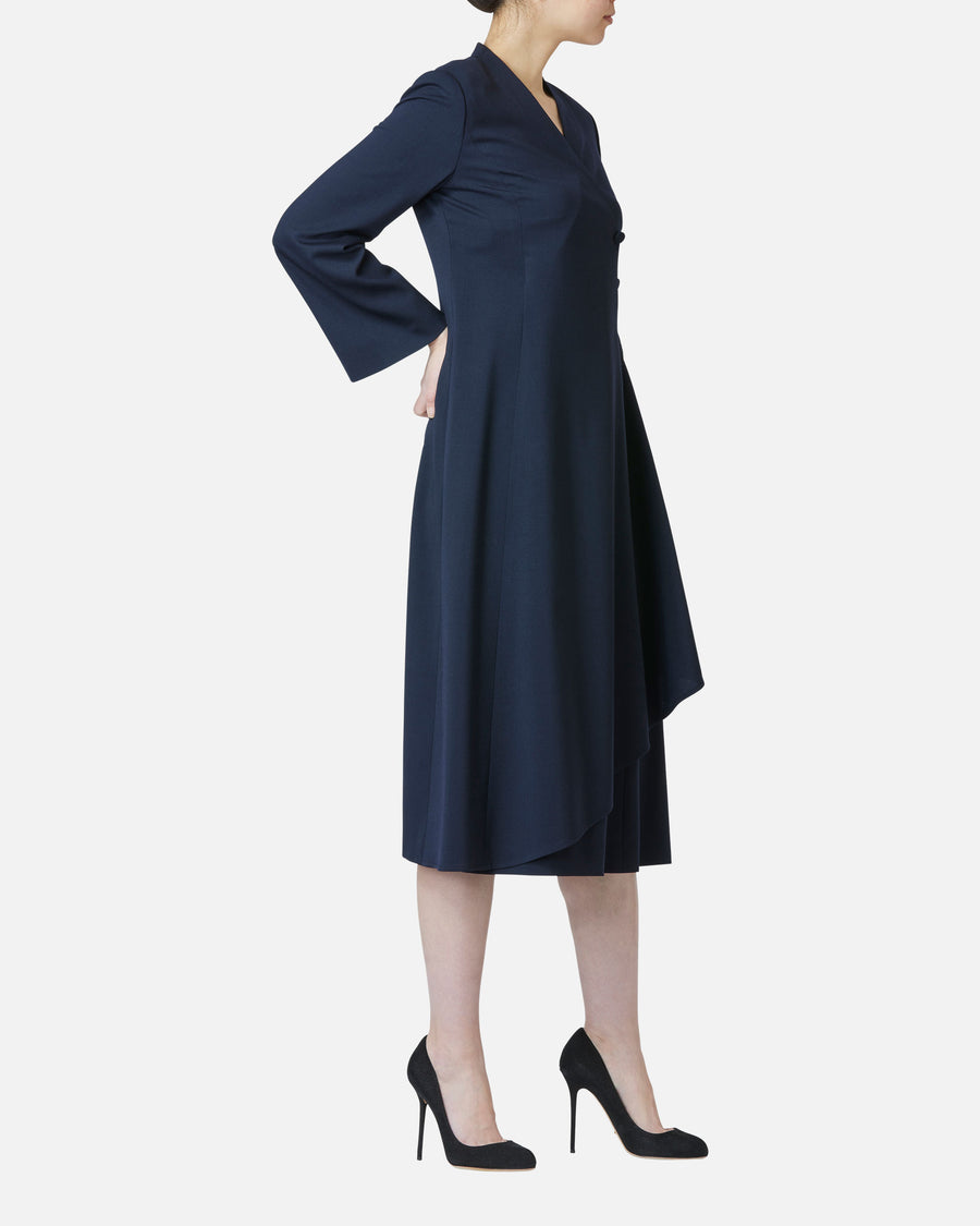 Stretch twill seasonless dress