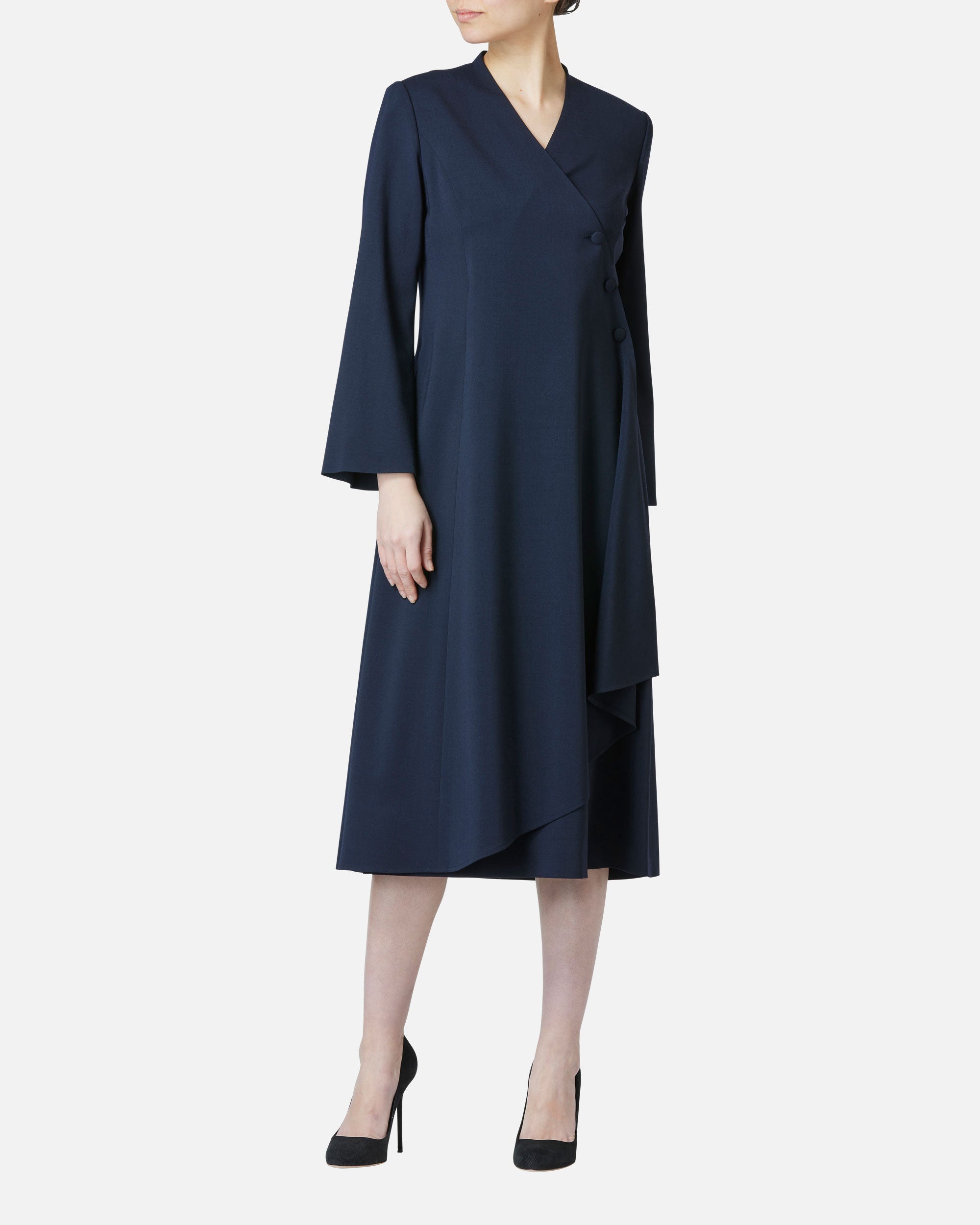 Stretch twill seasonless dress