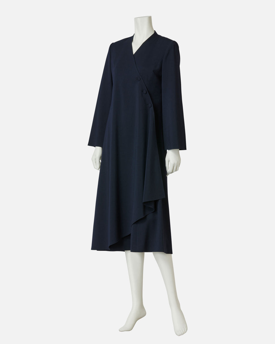 Stretch twill seasonless dress