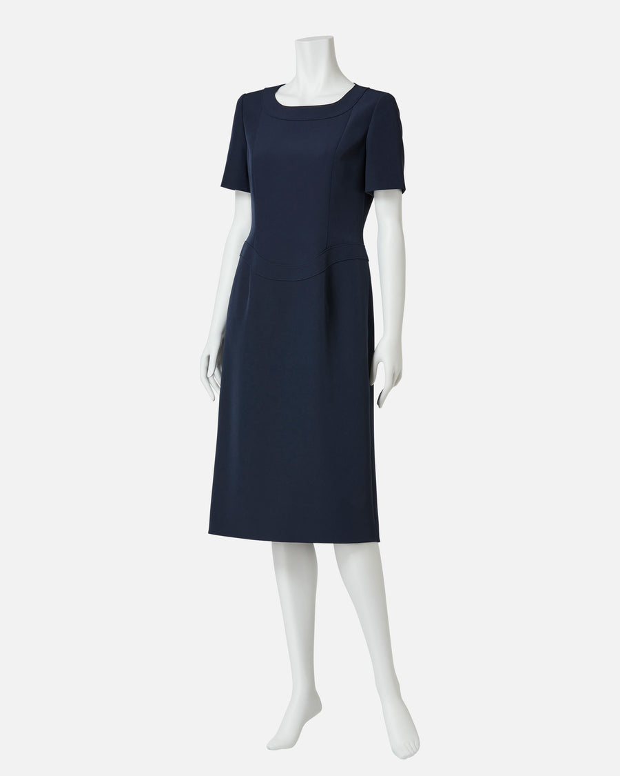 Stretch Crepe Dress