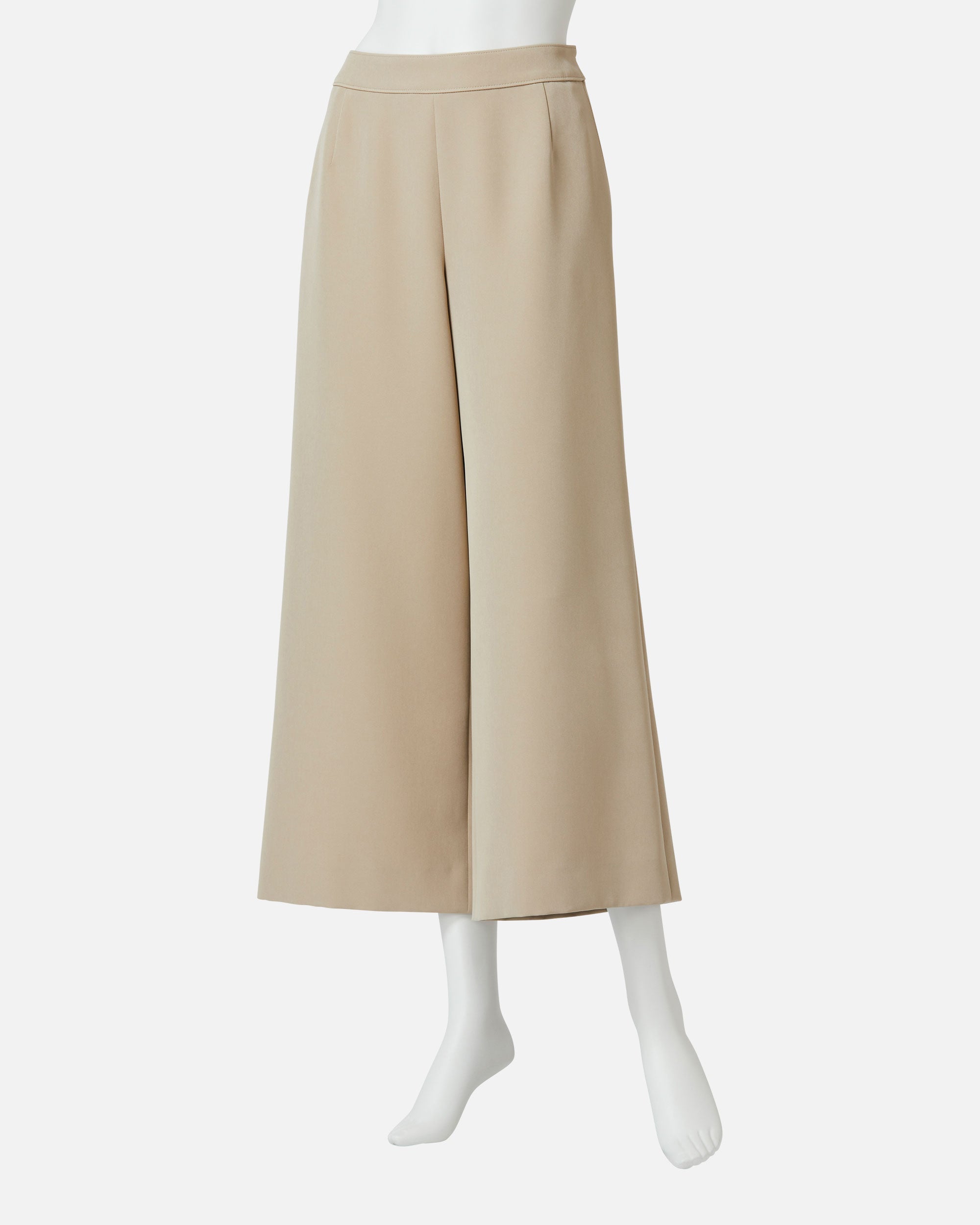 Wide Stretch Crepe Pants