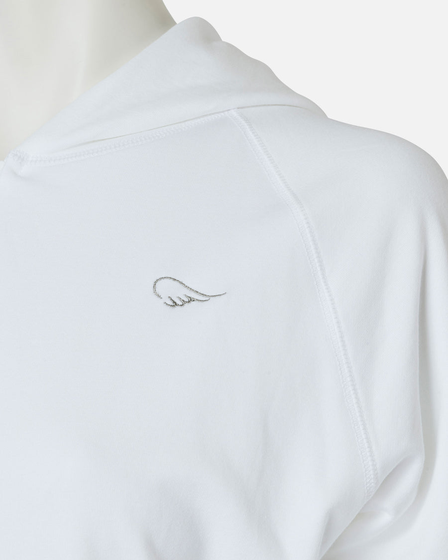 Cotton jersey hoodie