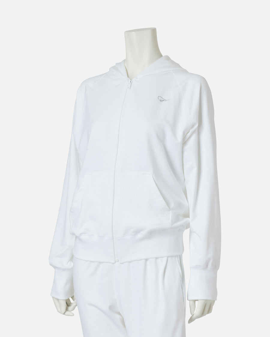 Cotton jersey hoodie