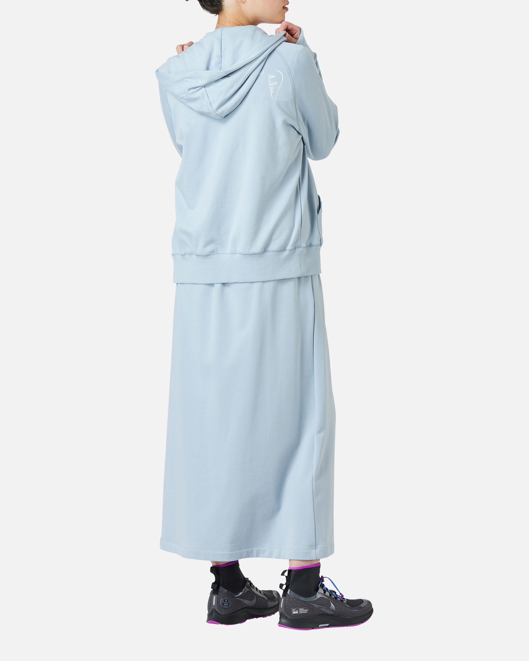 Cotton jersey long skirt