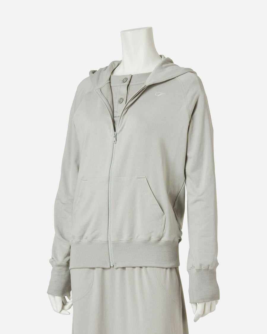 Cotton jersey hoodie