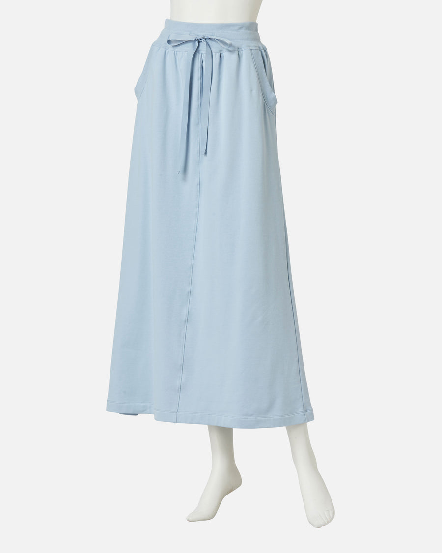 Cotton jersey long skirt