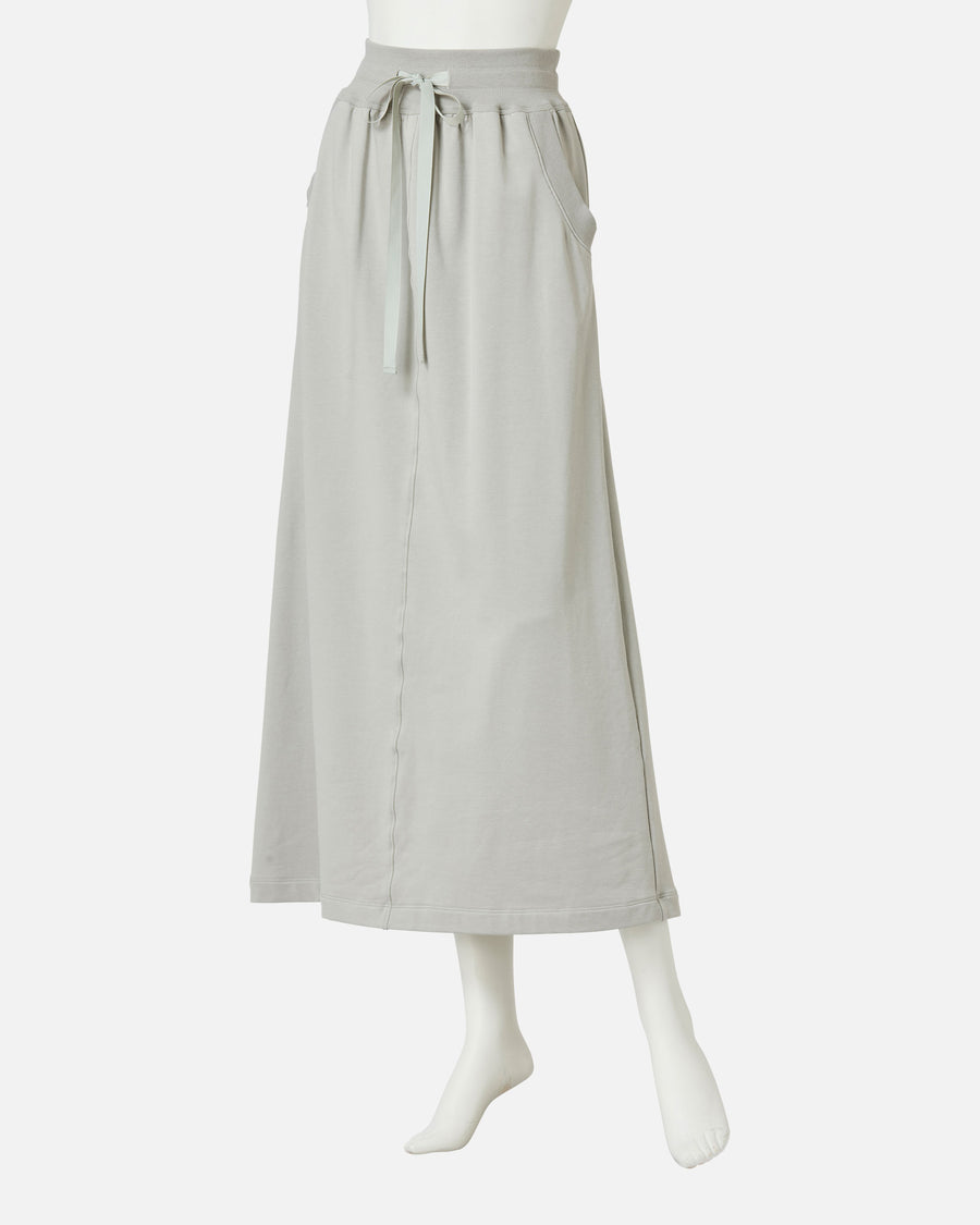 Cotton jersey long skirt