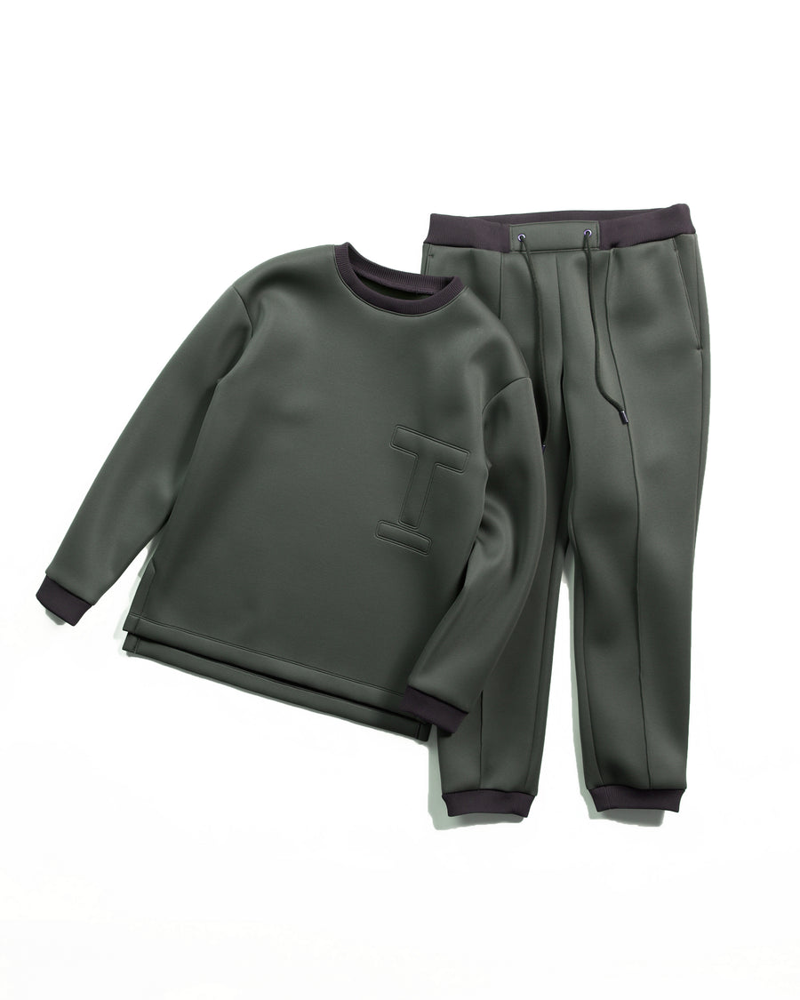 Bonded jersey pants