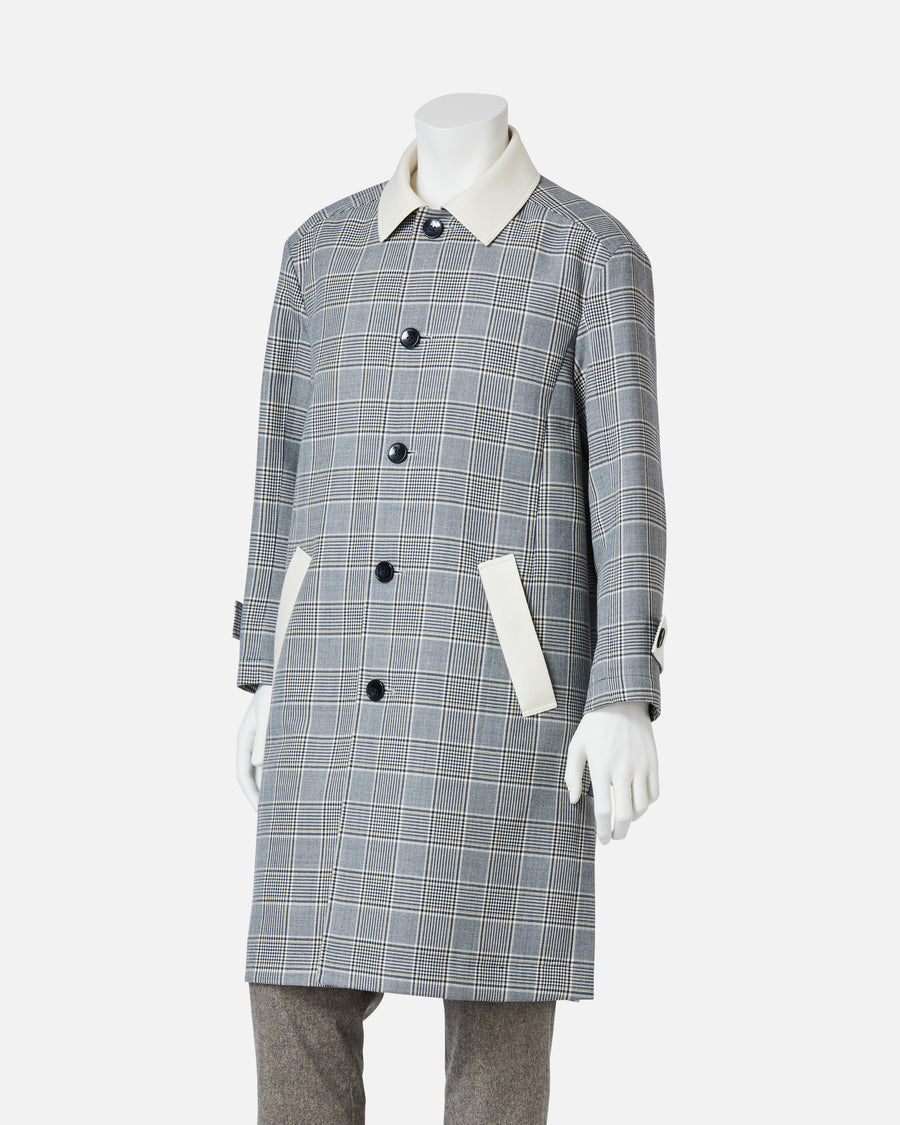 Glen Check Double Face Coat