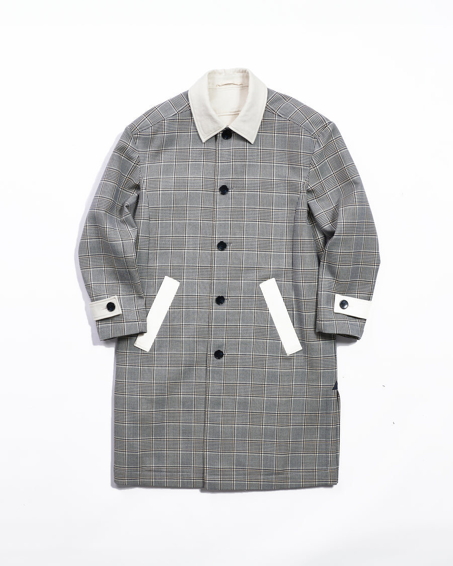 Glen Check Double Face Coat