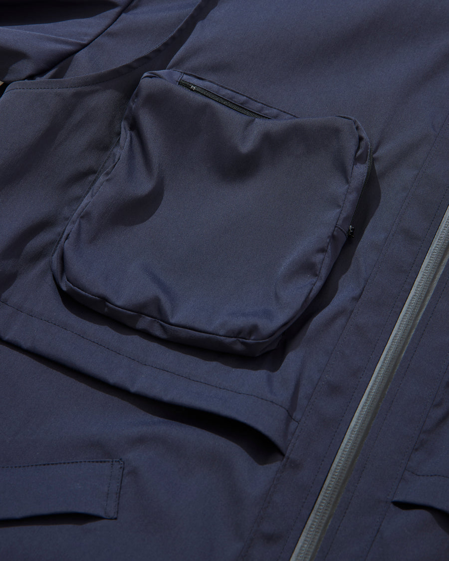 Luxurious nylon parka