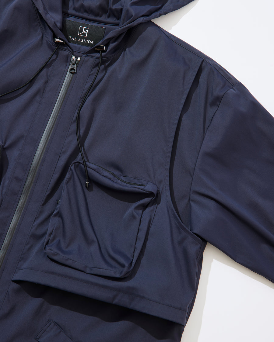 Luxurious nylon parka
