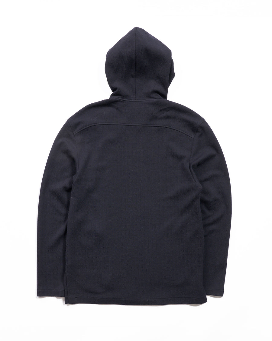 Jacquard jersey hoodie