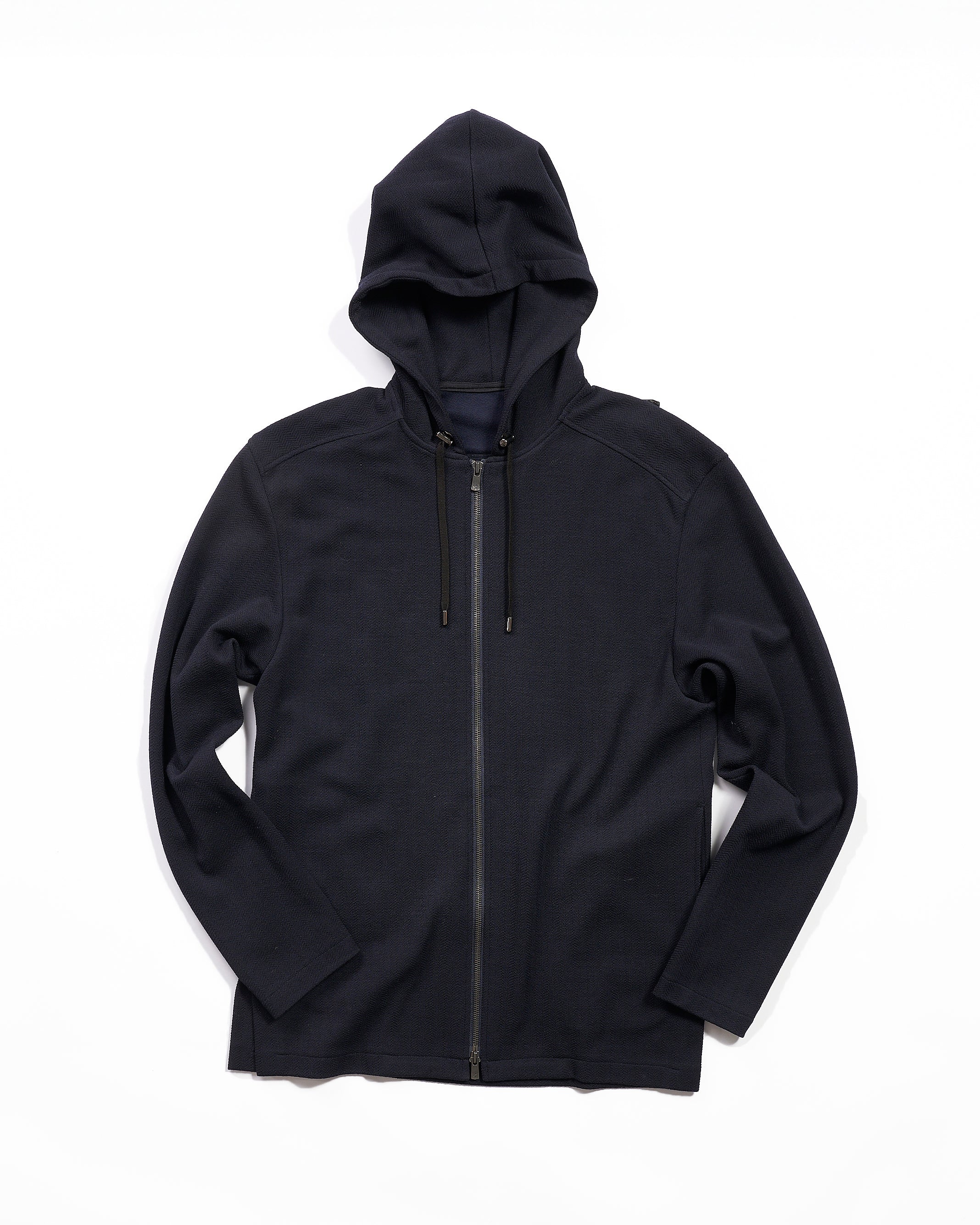 Jacquard jersey hoodie