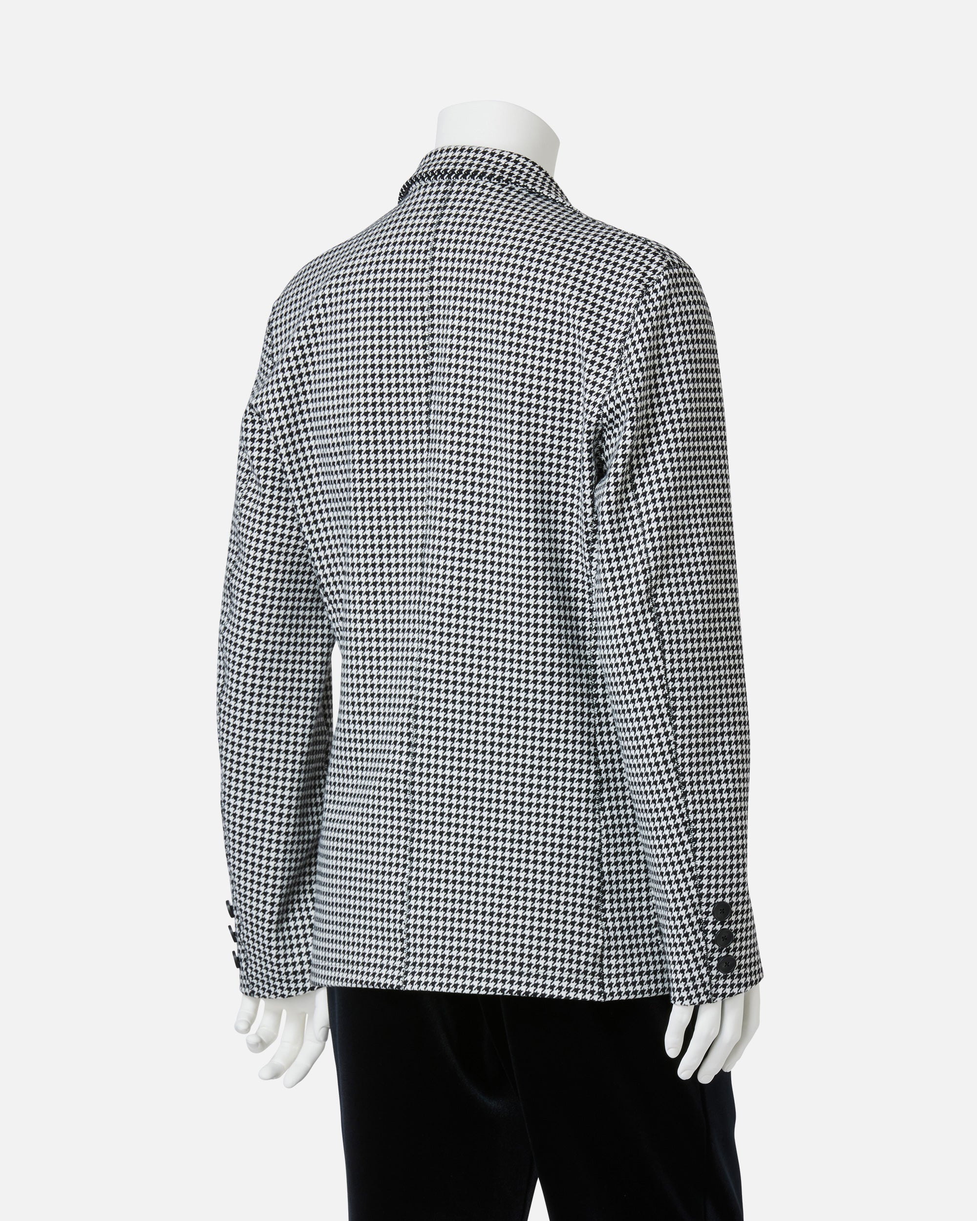 Jacquard jersey seamless jacket