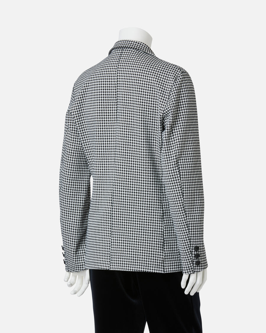 Jacquard jersey seamless jacket