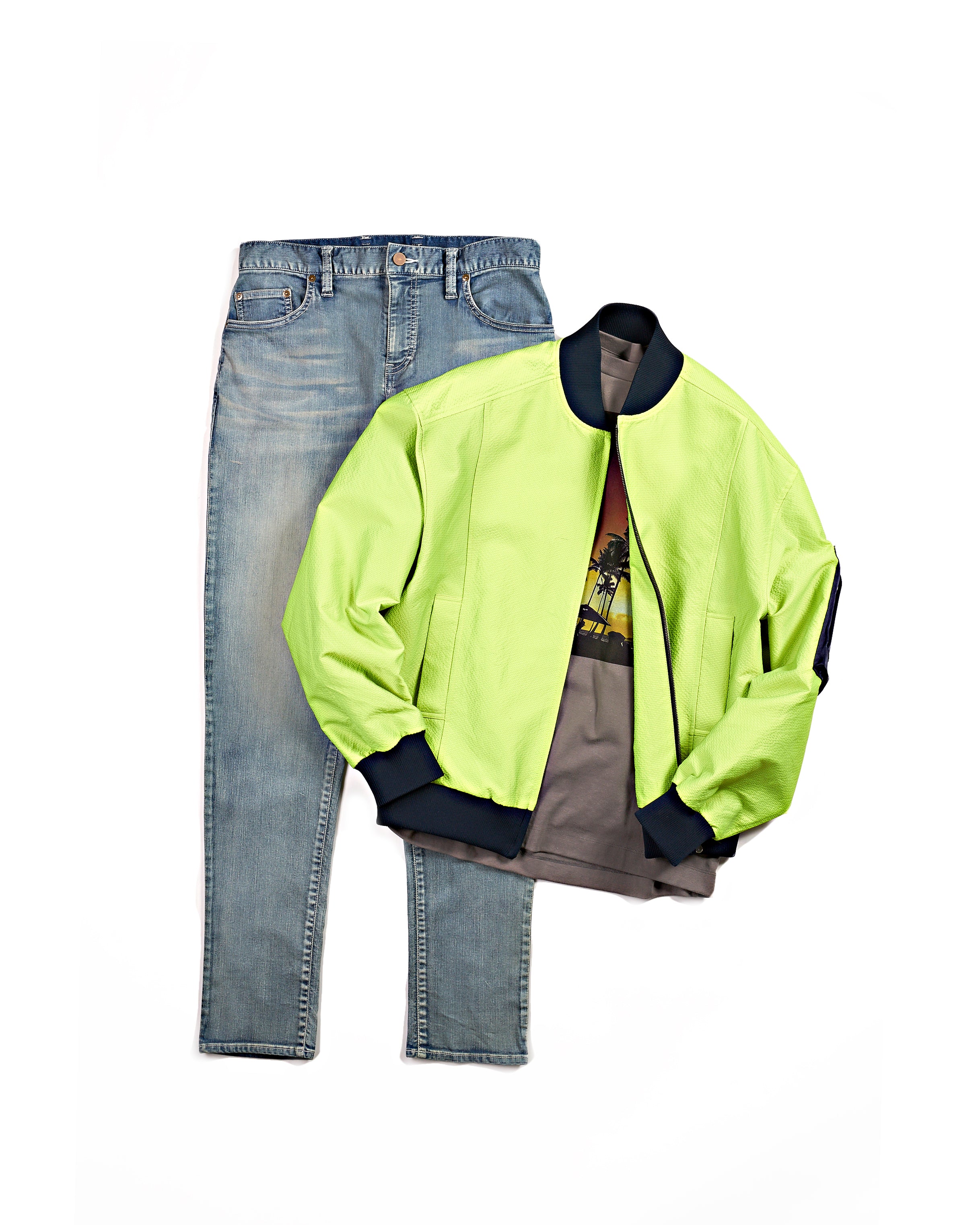 Jacquard Driving Blouson