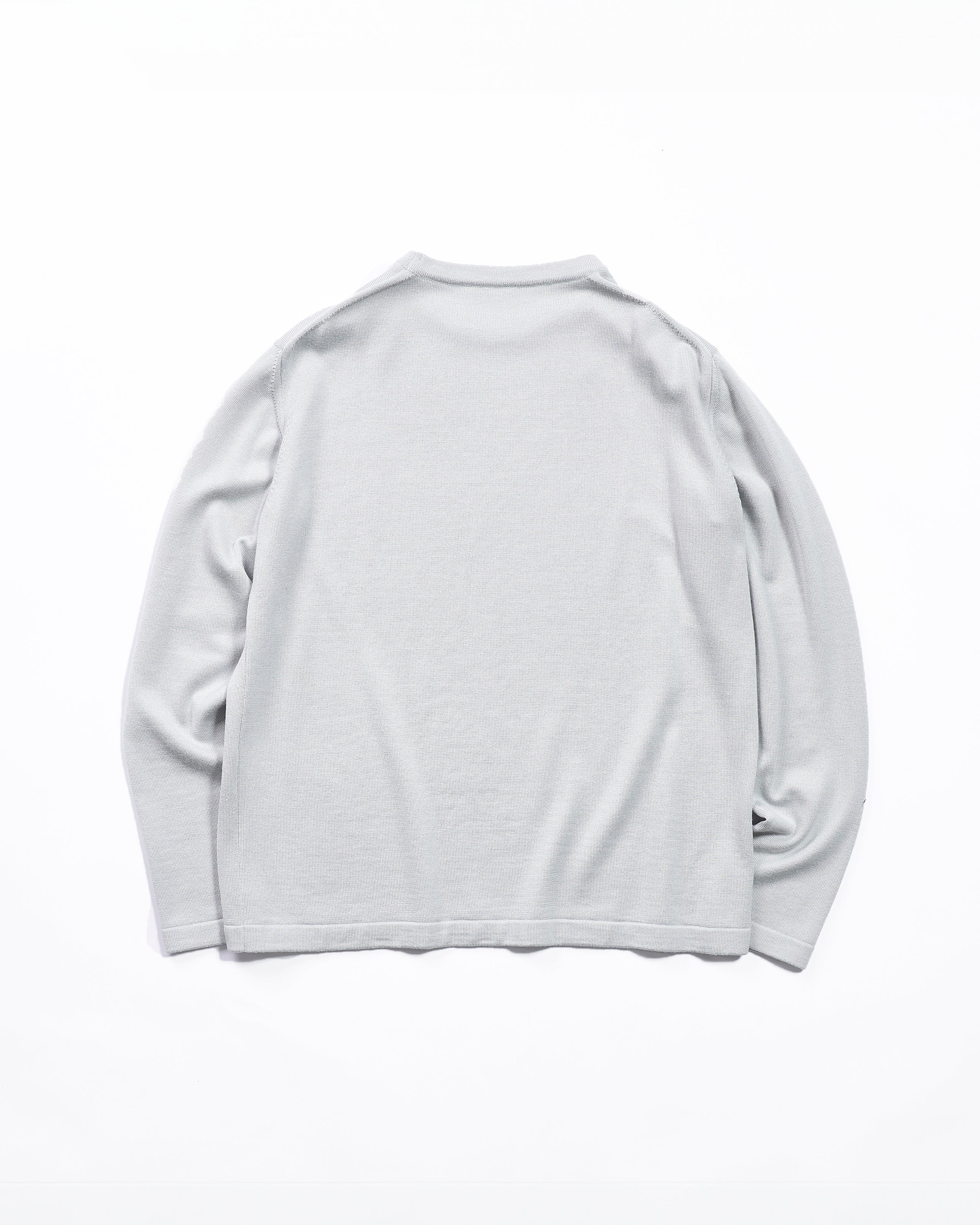 Silk wool knit top