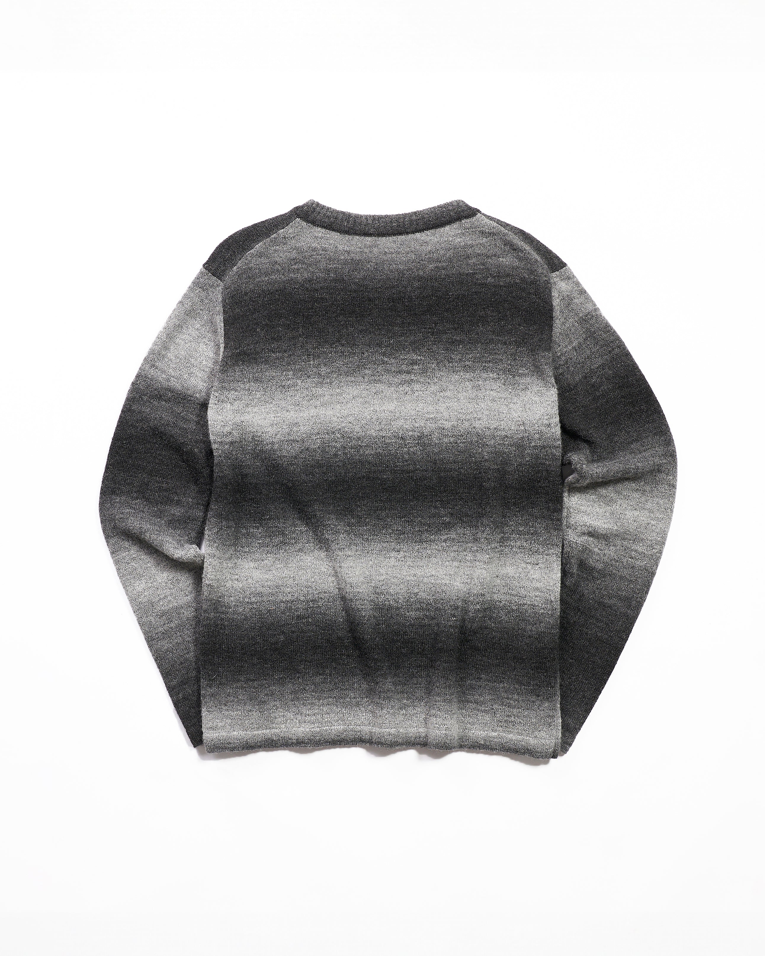 [Unisex] Gradient border knit pullover