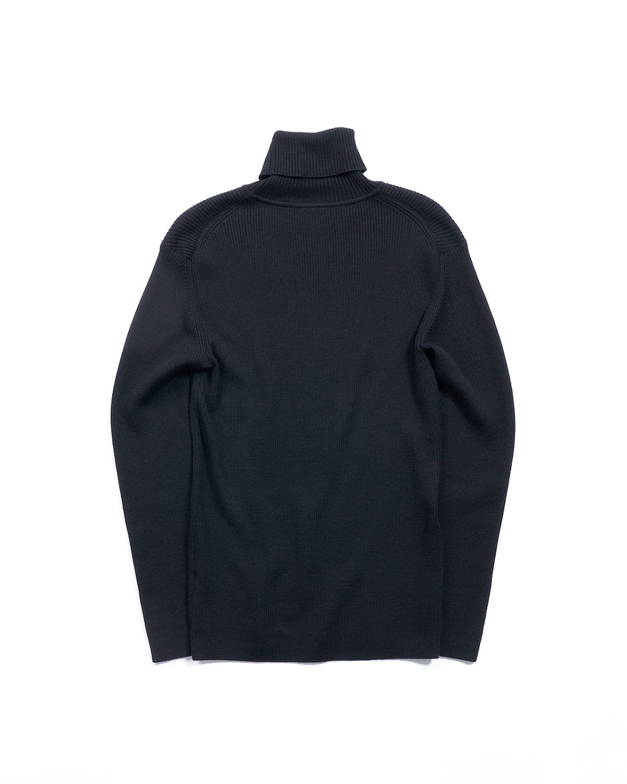 Wool turtleneck knit