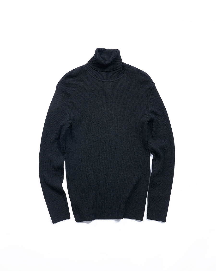 Wool turtleneck knit