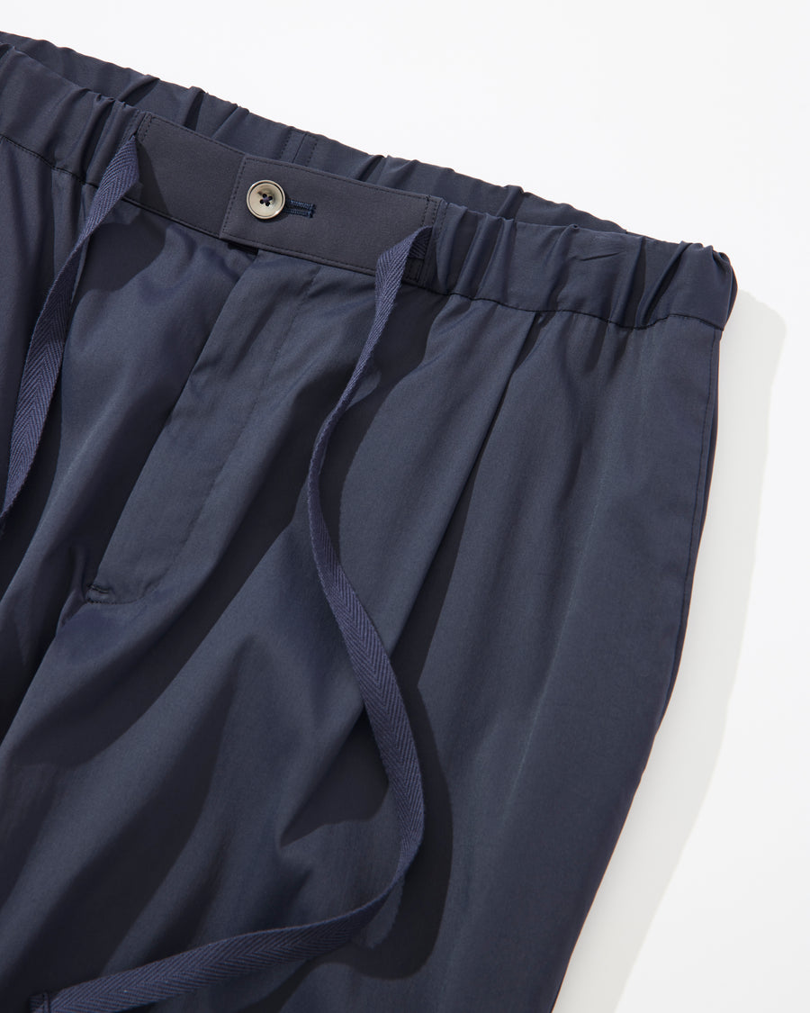 Luxurious nylon tapered pants