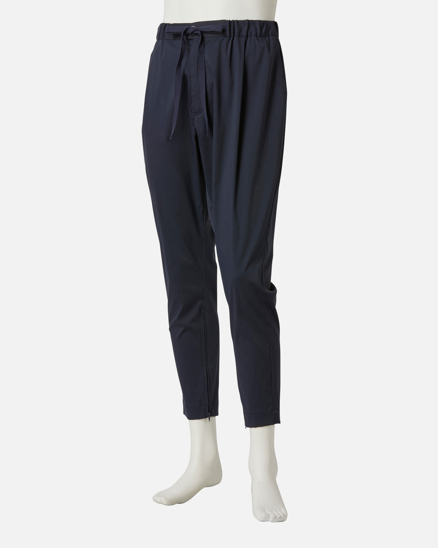 Luxurious nylon tapered pants