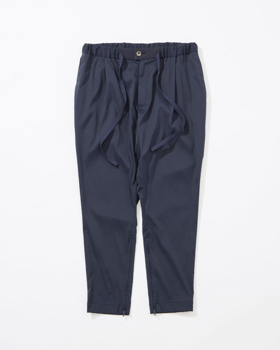 Luxurious nylon tapered pants