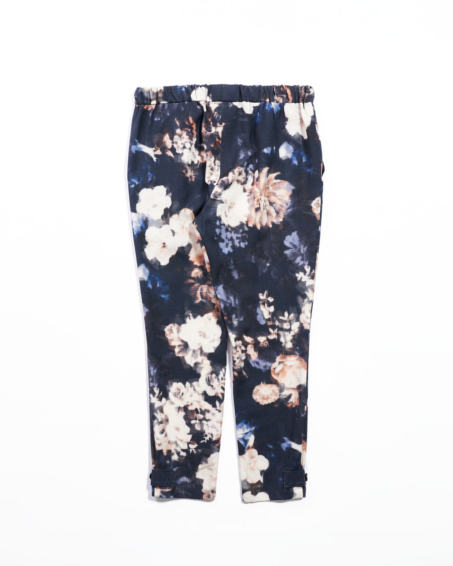 Stretch Viyella Print Drawcord Pants