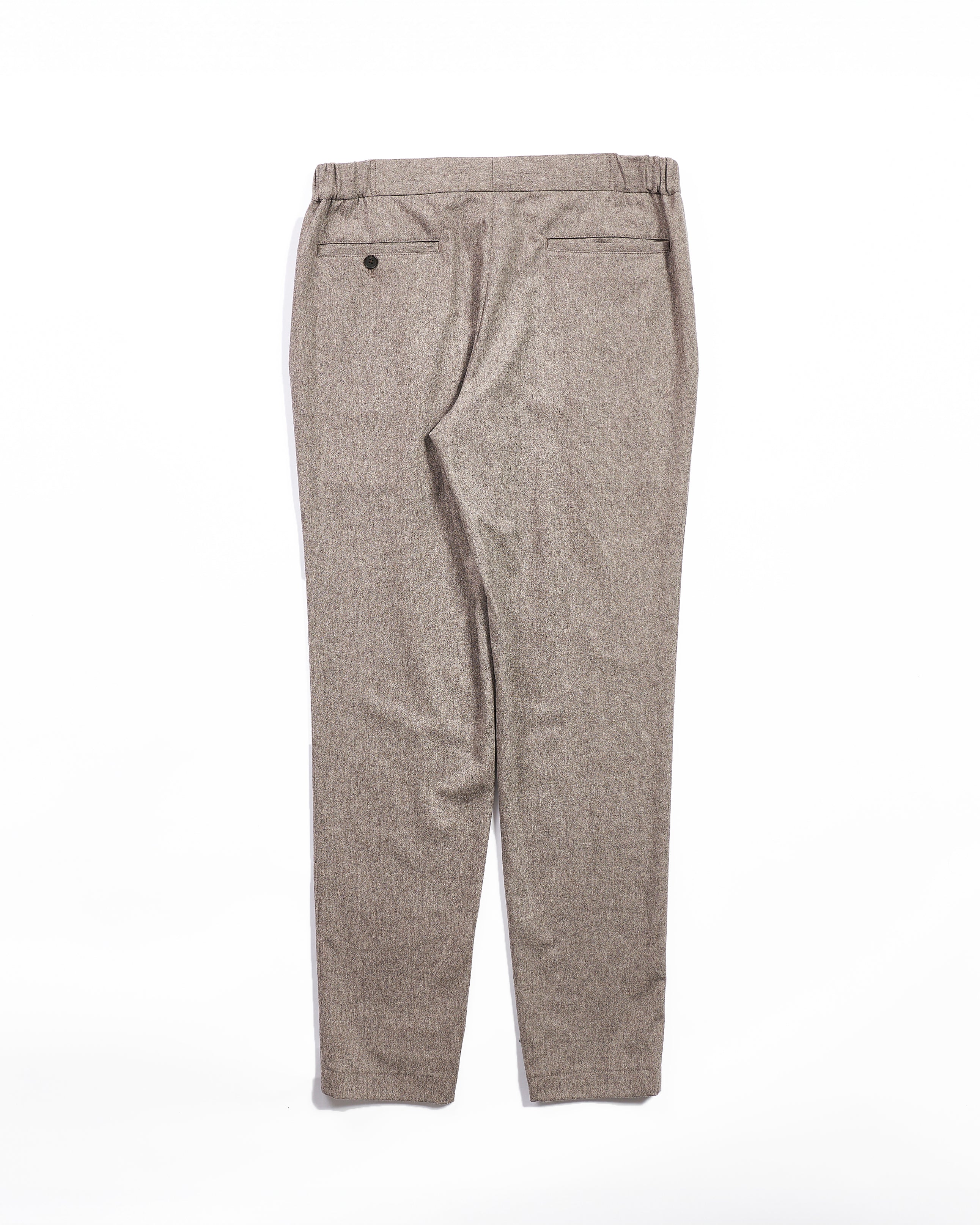 Stretch chambray slimming pants