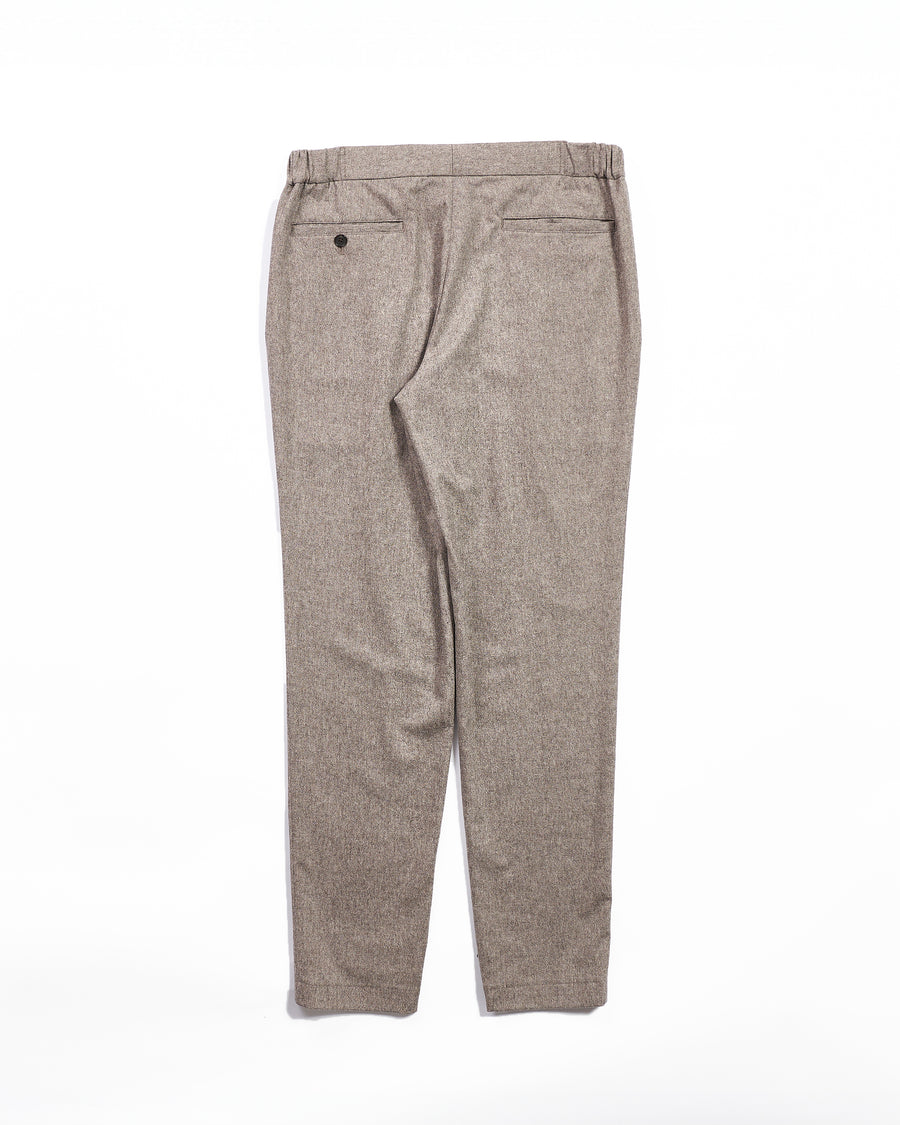 Stretch chambray slimming pants