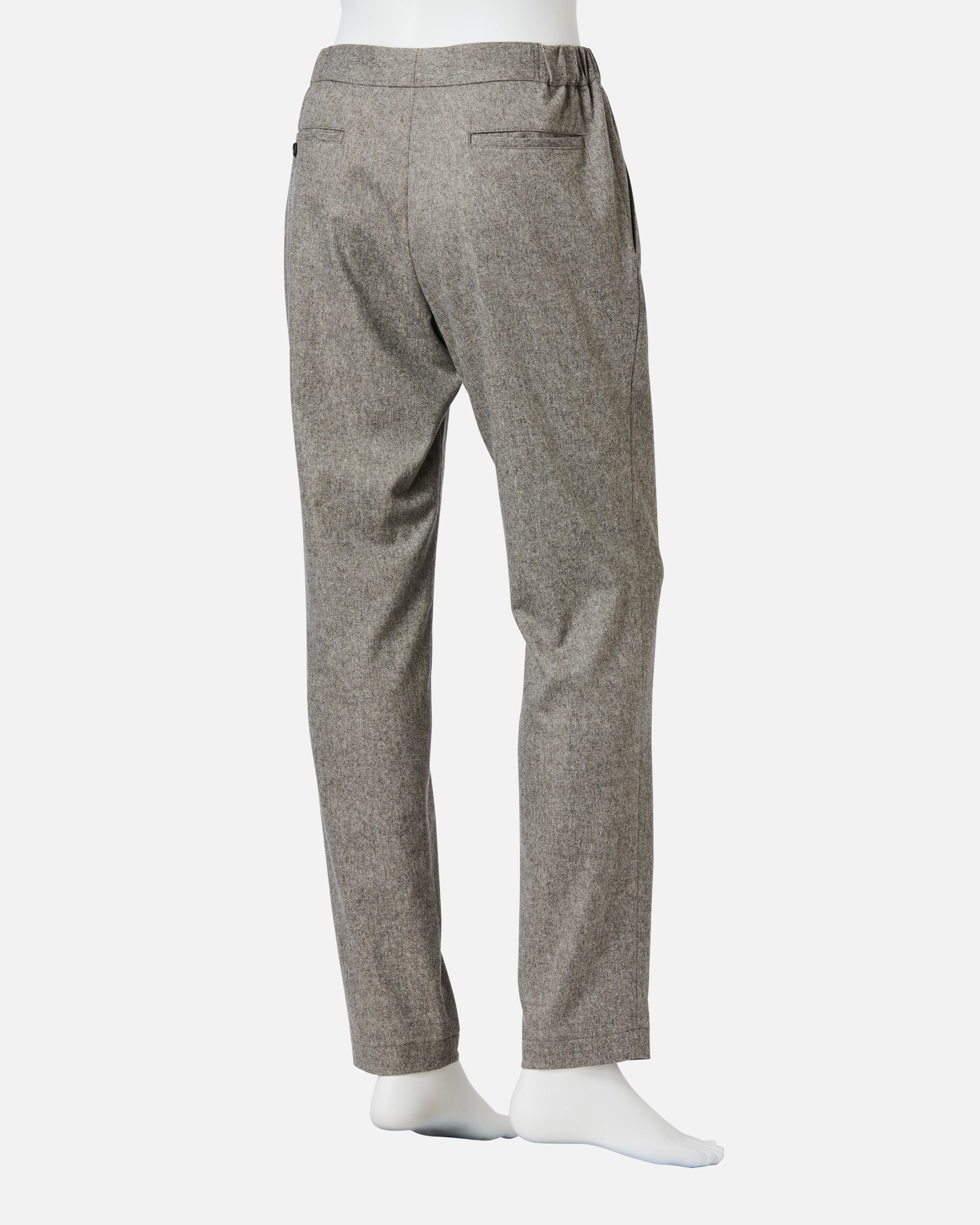 Stretch chambray slimming pants