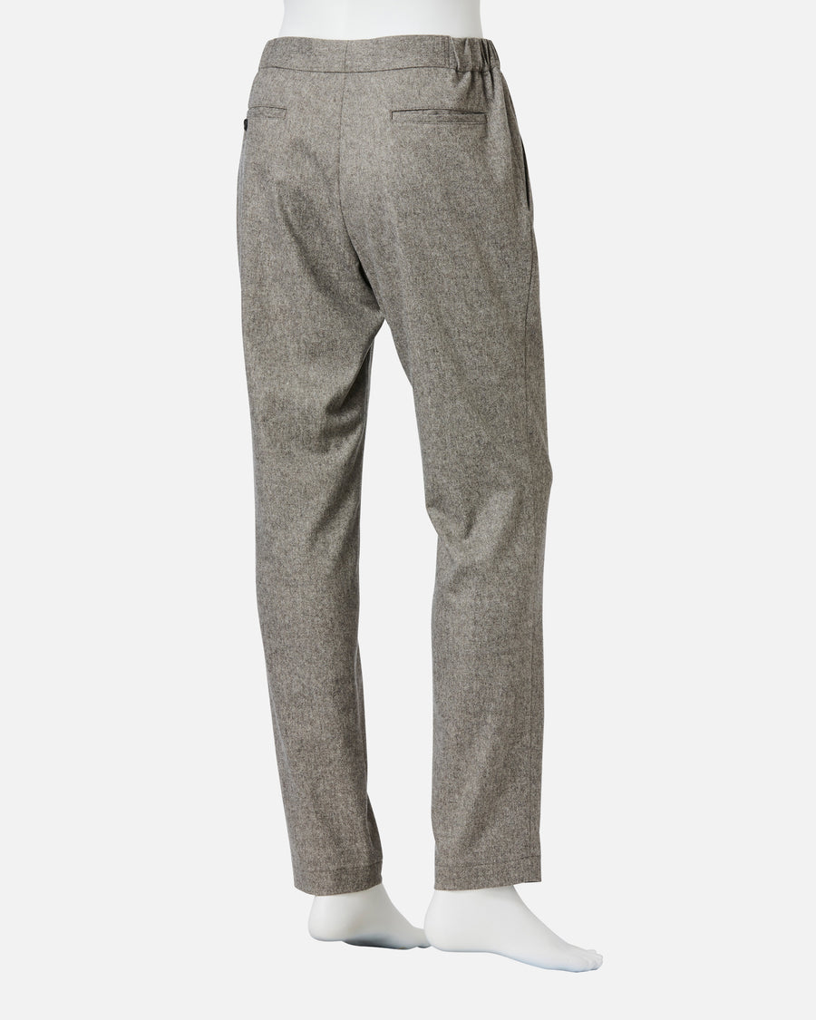 Stretch chambray slimming pants