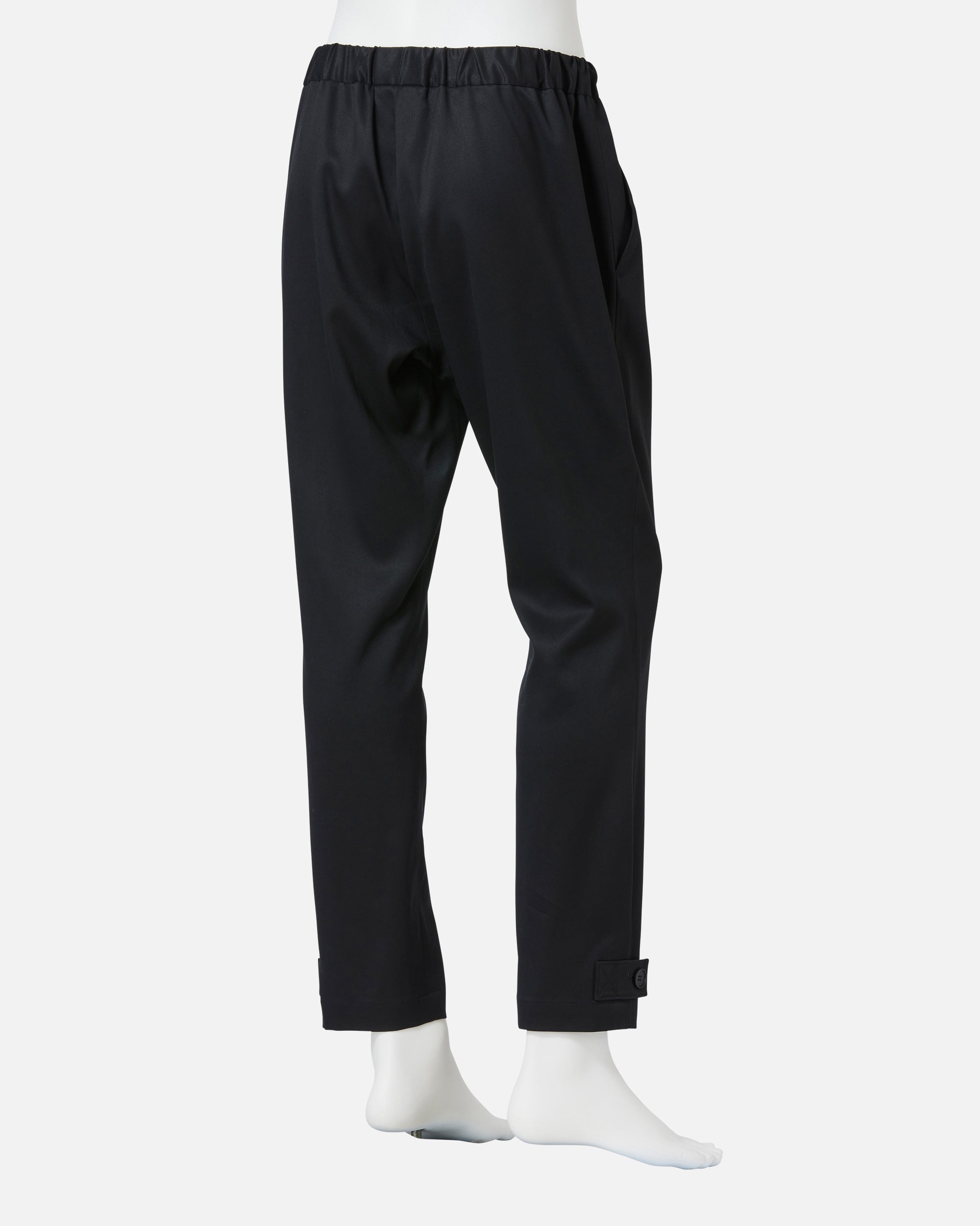 Tapered pants with tabs