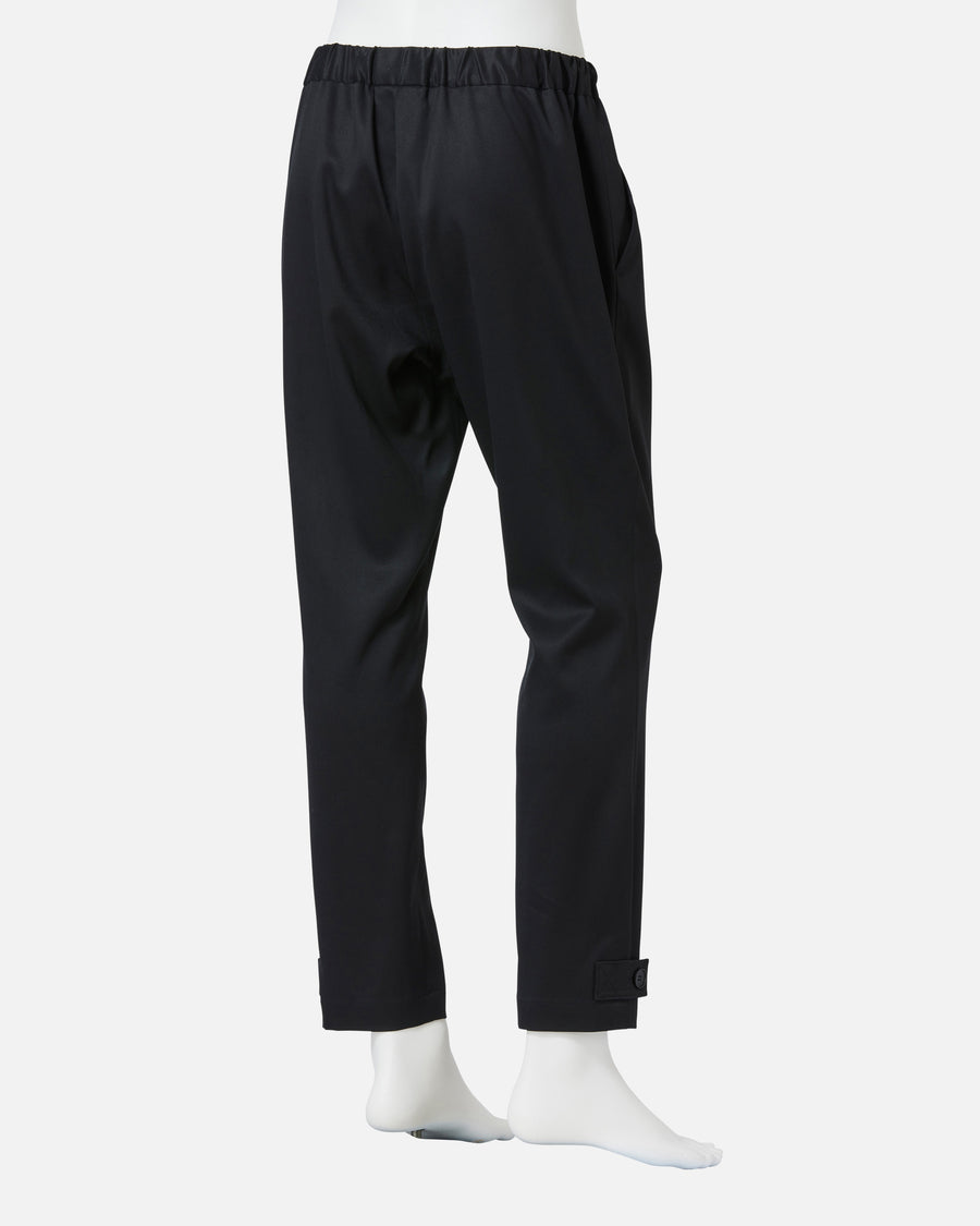 Tapered pants with tabs