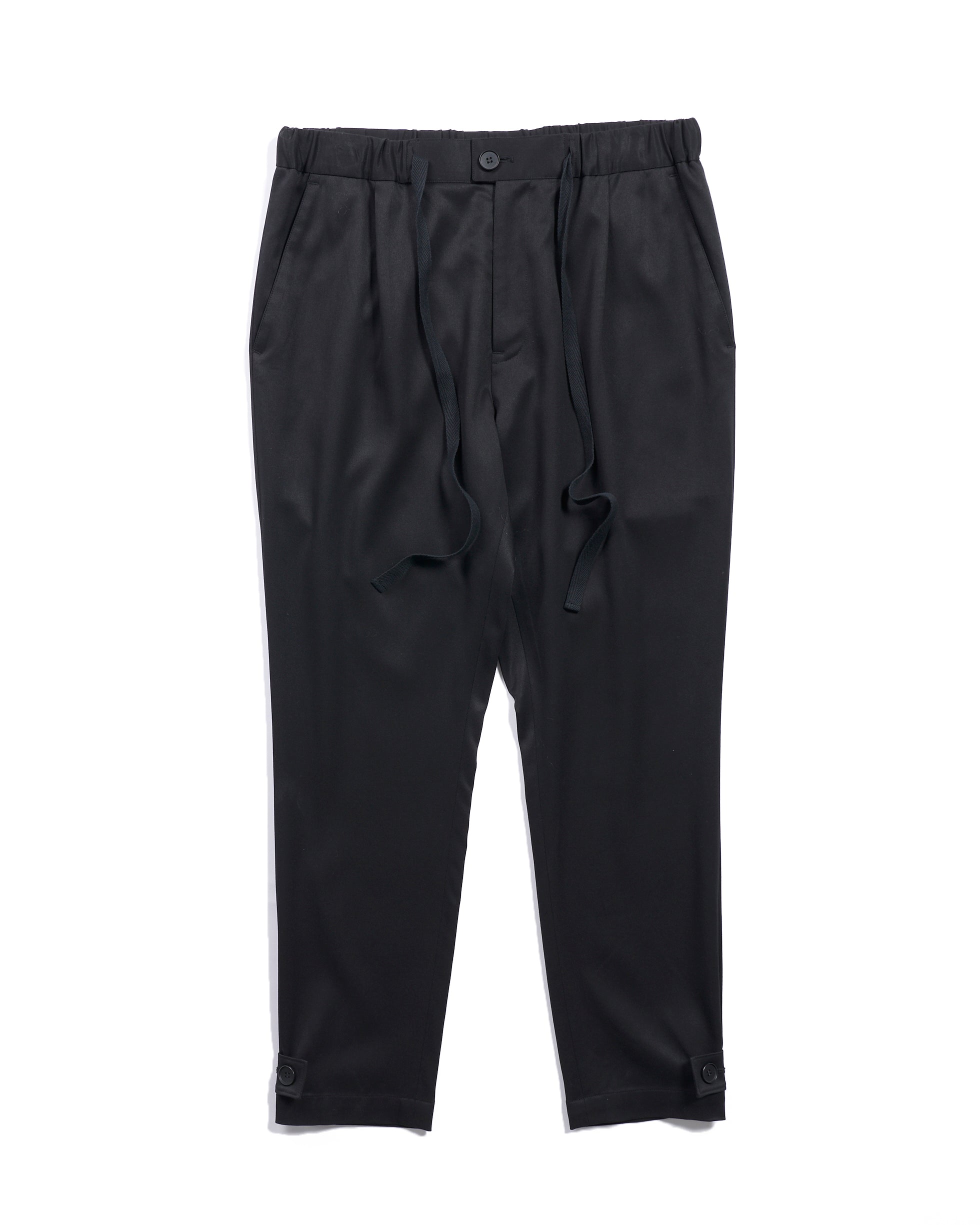 Tapered pants with tabs