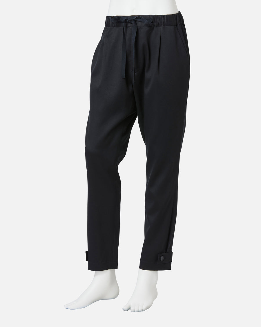 Tapered pants with tabs