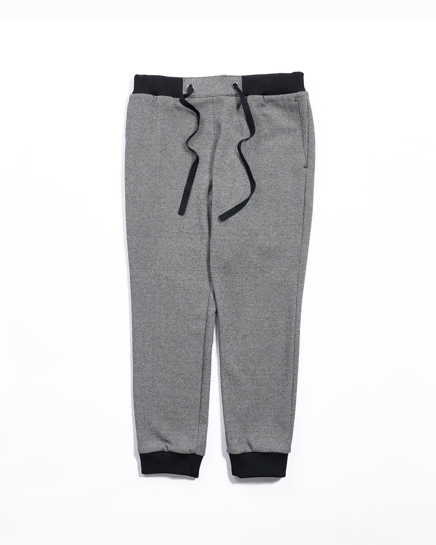 Jacquard jersey drawcord pants