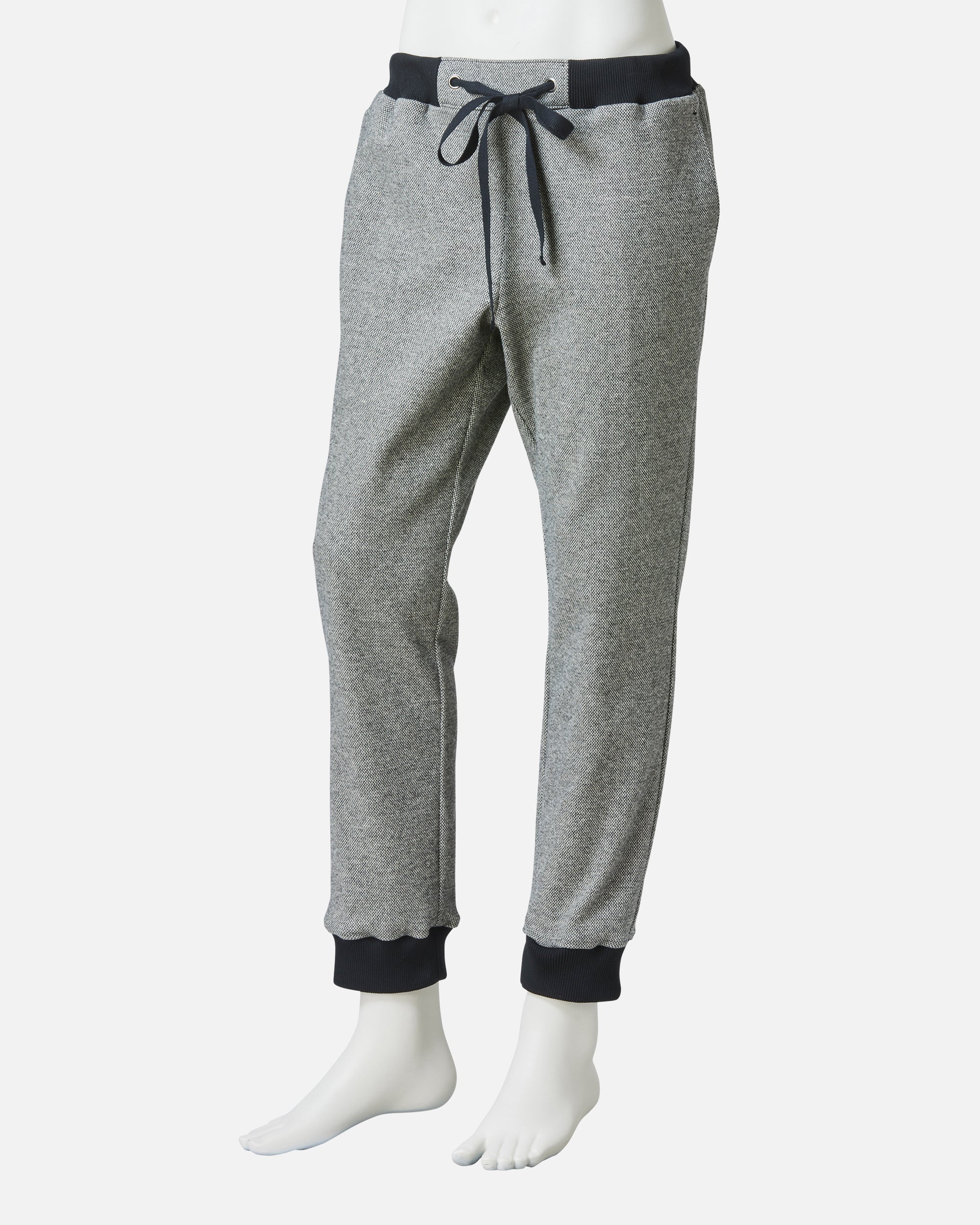 Jacquard jersey drawcord pants